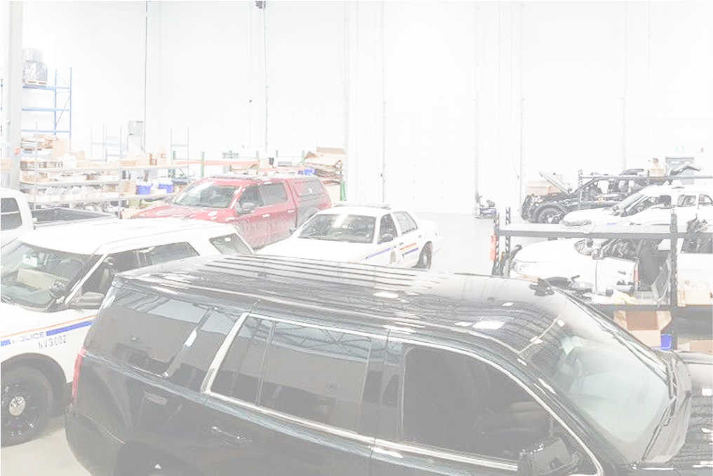 Inside a vehicle garage