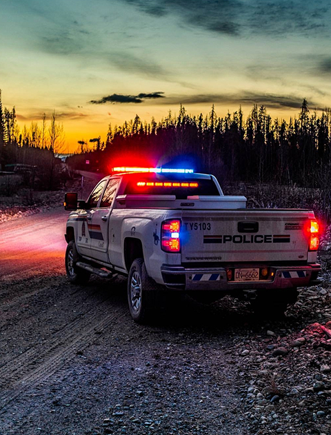 Back view of a truck
