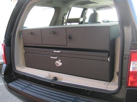 Drawer Systems in police vehicle