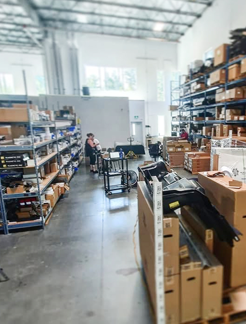 Warehouse full of supplies